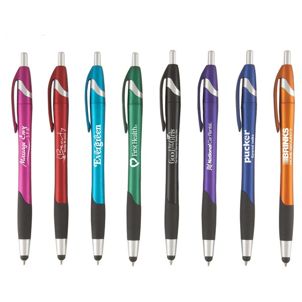 SGS0604 The Messenger Grip PEN Metallic Style With Stylus And Custom I